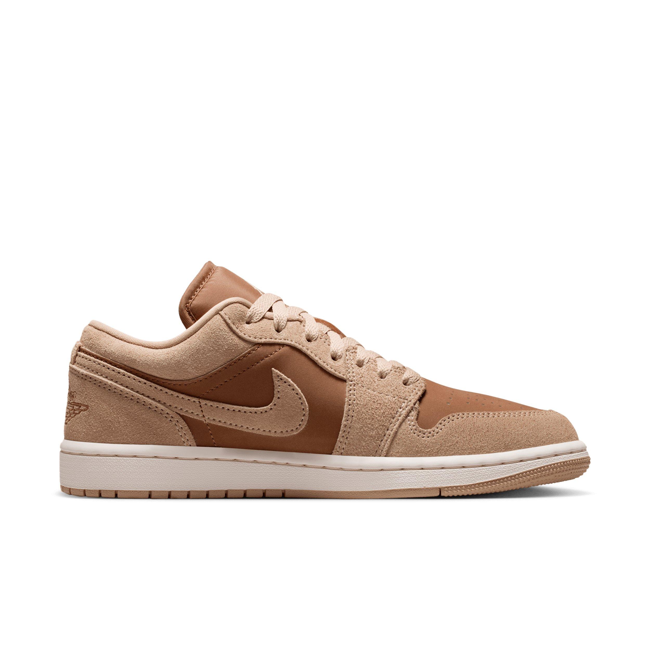 Jordan 1 Low "Legend Medium Brown/Chalk/Light British Tan" Women's Shoe - MD BROWN/CHALK/LT TAN